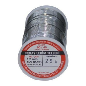 Feray 1.2 mm 500GR Lehim Teli (%60 Kalay / %40 Kurşun)