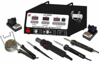 Xytronic Lf853D Vakumlu, Kalem Havyalı, Sıcak Havalı Dijital İstasyonlu Havya 5′Li Set